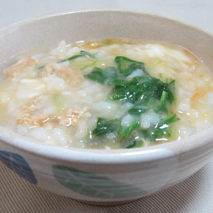 ご飯から手軽に作る♪七草がゆ~我が家バージョン☆